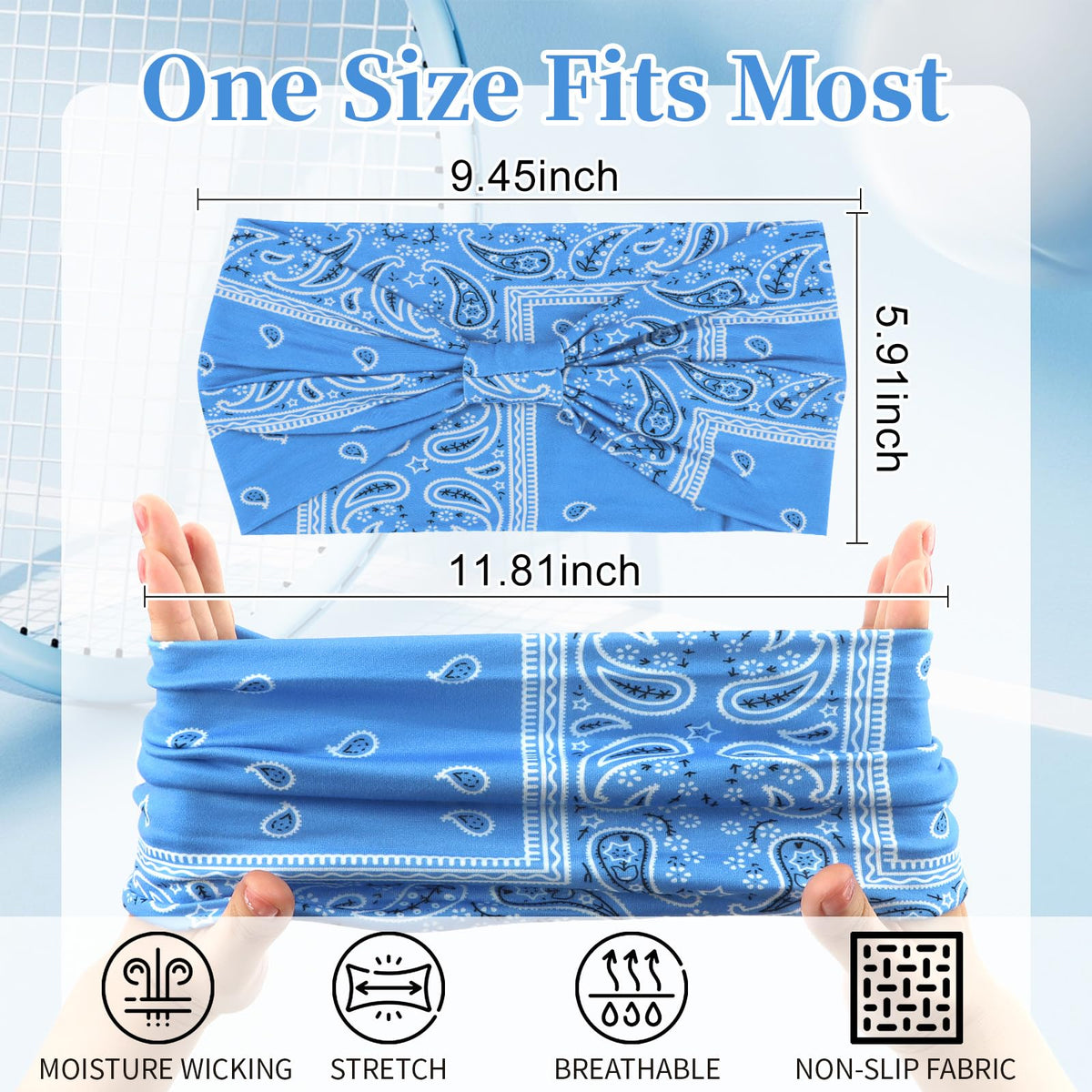 YARIEW close-up of fabric and knot detail highlights texture and secure hold benefit
