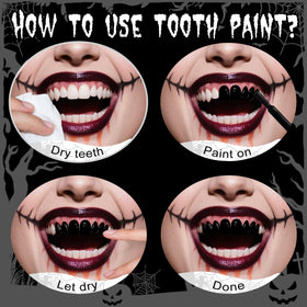 YBUETE application on teeth demonstrating easy workflow and realistic effect
