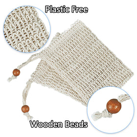 Ycolama close-up of sisal weave texture for gentle exfoliation