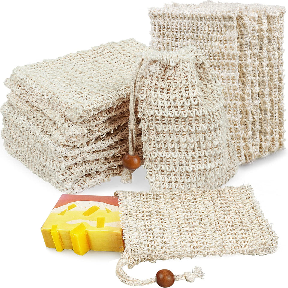 Ycolama front packaging showing 50 soap bags and eco benefit