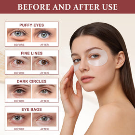 ycz close-up of 3D contour patch showing ergonomic fit for full eye coverage