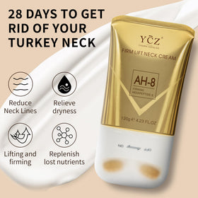 Ycz cream texture swipe showing lightweight moisturizing finish for skin