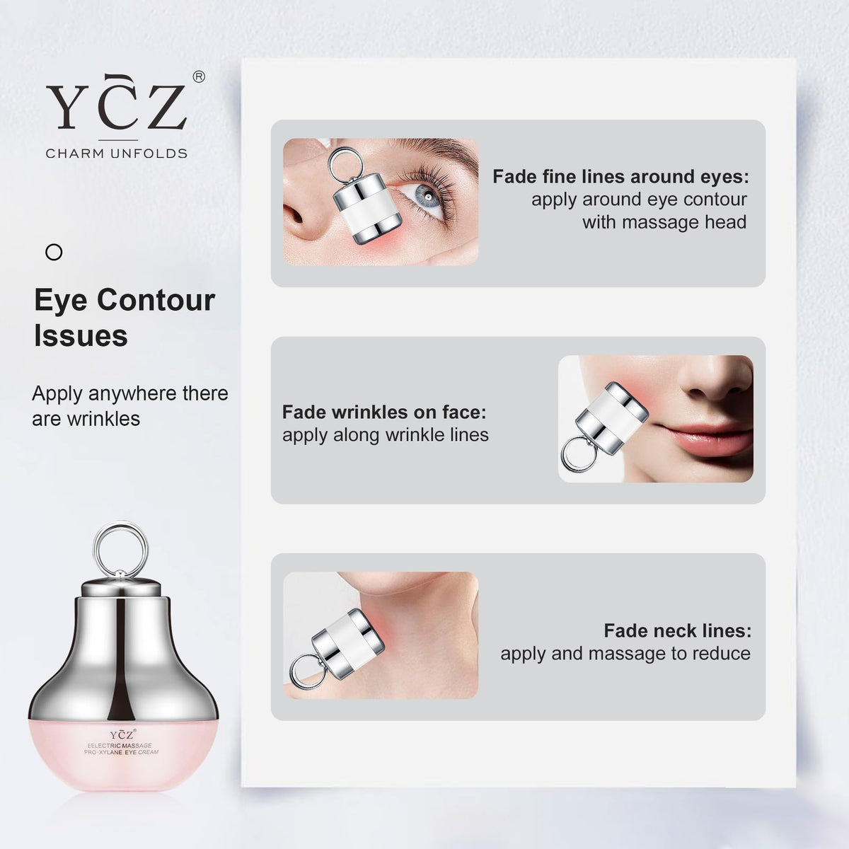 Ycz size and scale comparison showing compact design for travel convenience