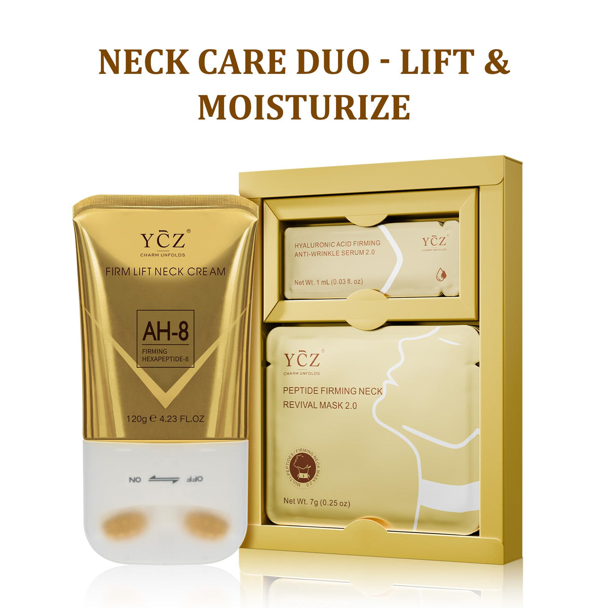 Ycz displayed in a luxury bathroom setting suggesting premium self-care experience