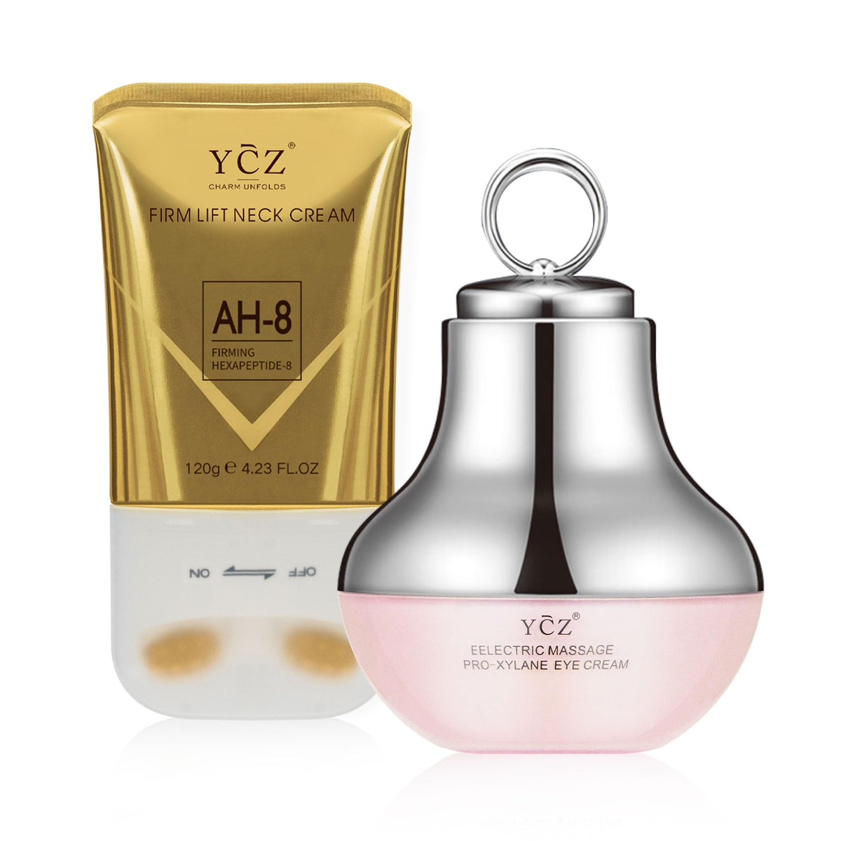 Ycz front packaging showing set layout and brand benefits