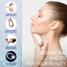 Yeamon gua sha detailed edge shot showing ergonomic contour for targeted sculpting benefit