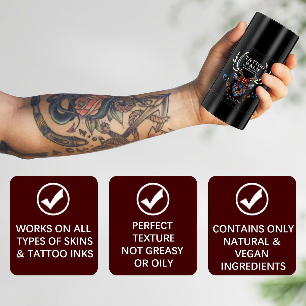 Yecuce application on forearm showing quick absorption and soothing effect