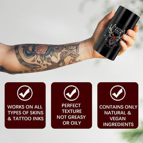 Yecuce application on forearm showing quick absorption and soothing effect