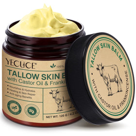 Yecuce jar front showing product label and compact 4.2 oz size benefits