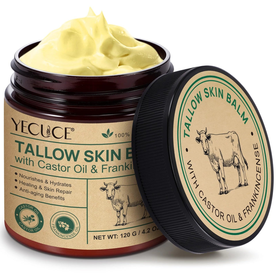 Yecuce jar front showing product label and compact 4.2 oz size benefits