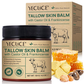 Yecuce on bathroom shelf in lifestyle shot suggesting daily routine benefit