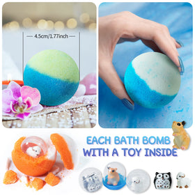Yekery single bath bomb individually wrapped to keep bombs dry and fresh