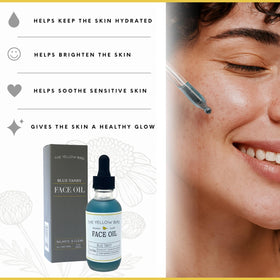 Yellow Bird applying a few drops to hand demonstrating easy application