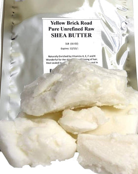 Yellow Brick Road front pouch showing label and one-pound packaging, natural ingredient benefit