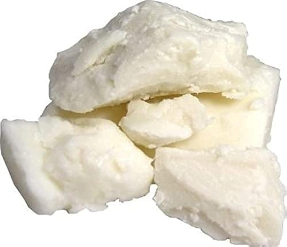 Yellow Brick Road ivory shea butter block front view showing smooth texture and purity