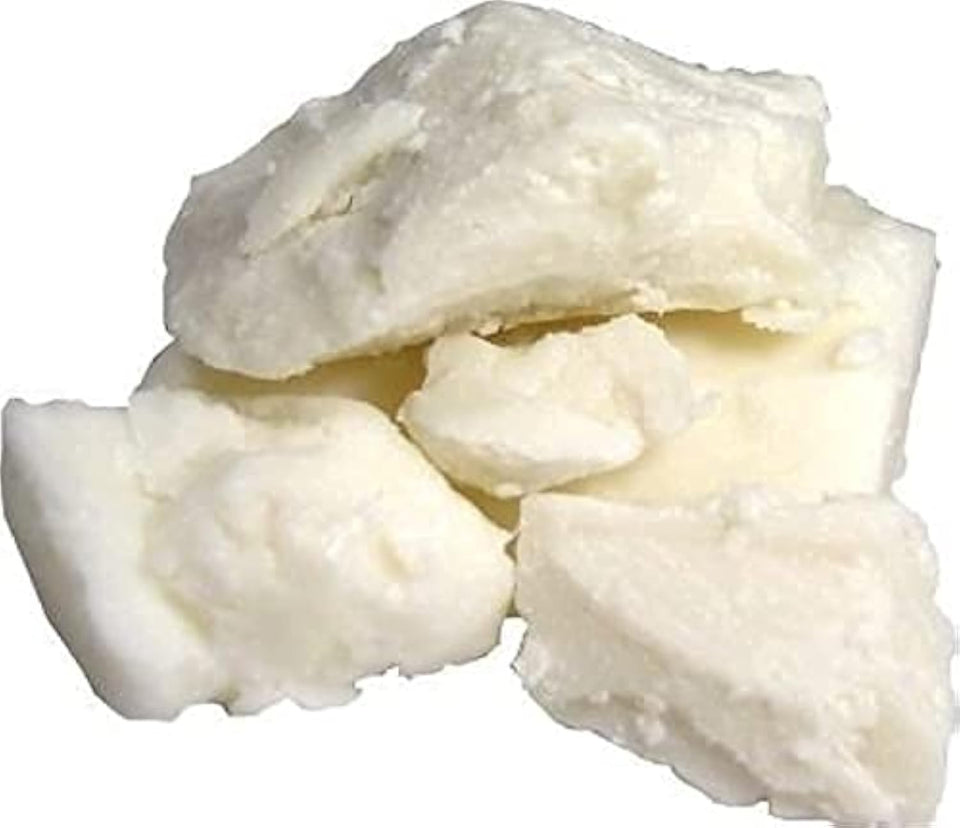 Yellow Brick Road ivory shea butter block front view showing smooth texture and purity