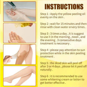 Generic close detail of peeling skin flaking off after treatment benefits