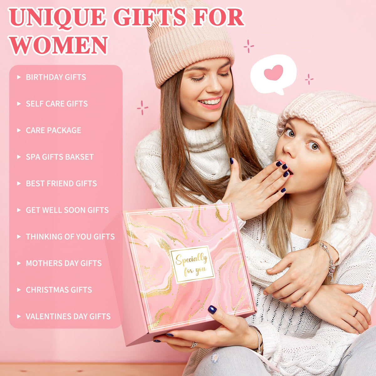 YENCHORN lifestyle scene of gift box in cozy room showing ready-to-give appeal