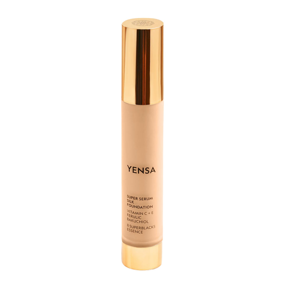 YENSA front packaging displaying foundation bottle and branding for polished look