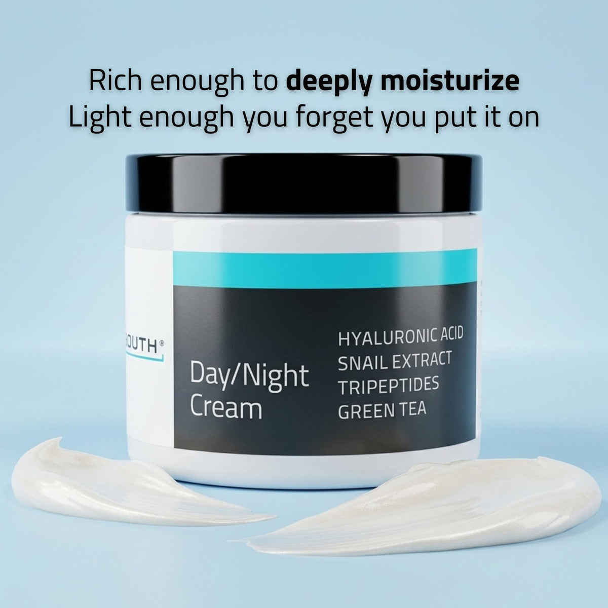 YEOUTH open jar texture close-up highlighting smooth non-greasy finish