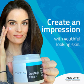 YEOUTH back label with directions and ingredient callouts for confidence