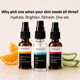 YEOUTH retinol serum dropper dispensing product for targeted smoothing