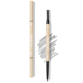 YES.EYE DO front packaging showing light grey brow pencil and neat label for clarity