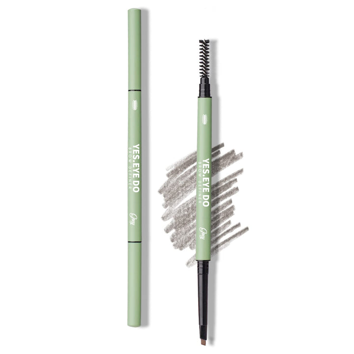 YES.EYE DO front packaging showing grey brow pencil and benefits