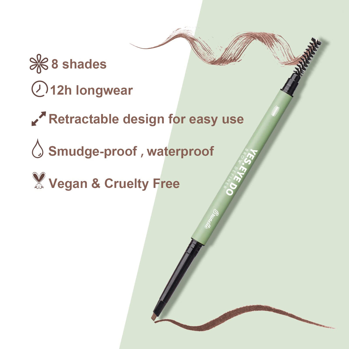 YES.EYE DO application on mature brow creating natural definition