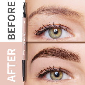 YES.EYE DO creamy lead texture drawn on skin to show smooth, blendable finish