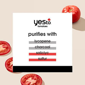 Yes To gel texture in jar showing charcoal-infused consistency and smoothing benefit