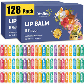 YesBes front packaging showing full 128-pack and variety benefits
