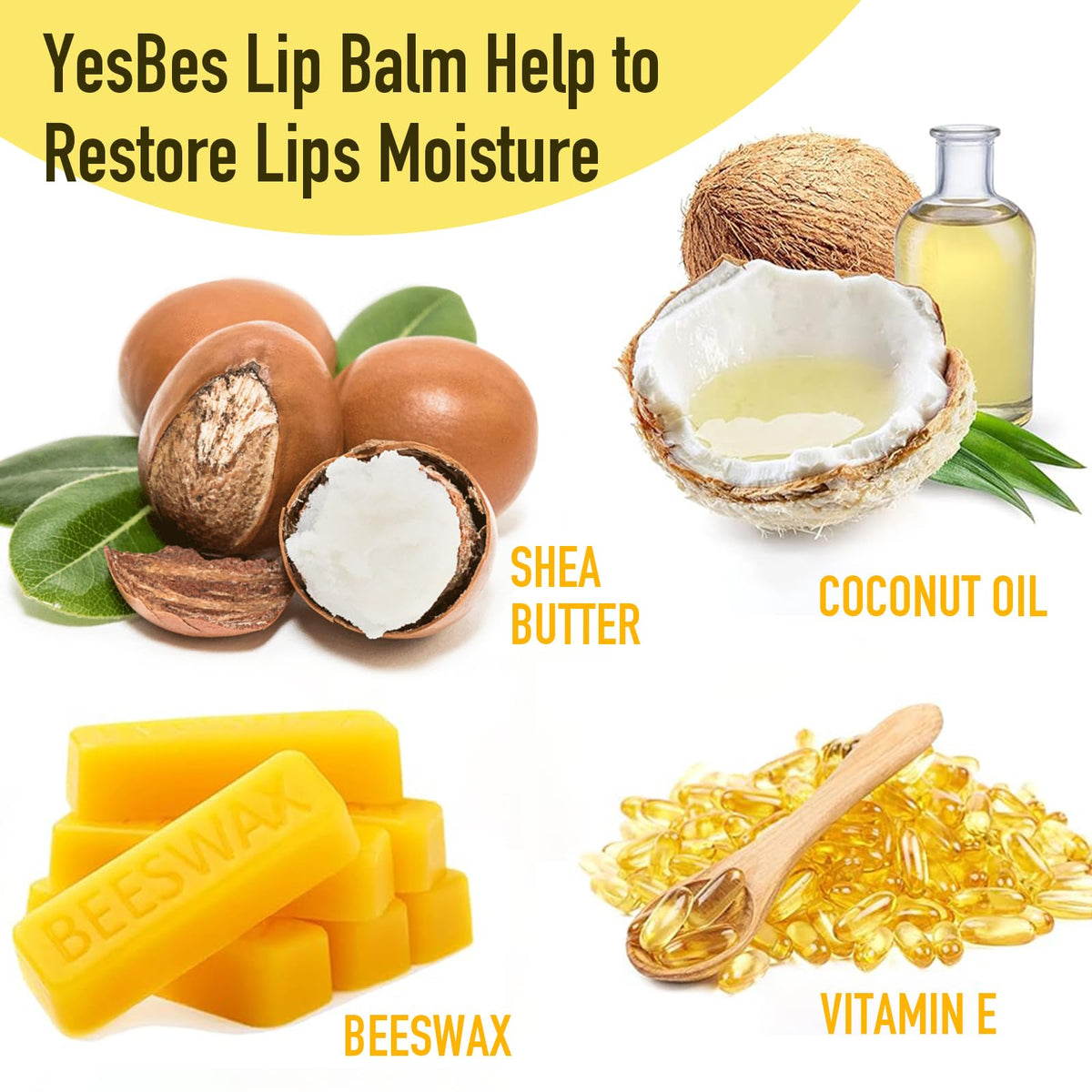 YesBes balm texture swiped on skin demonstrating smooth moisturizing feel