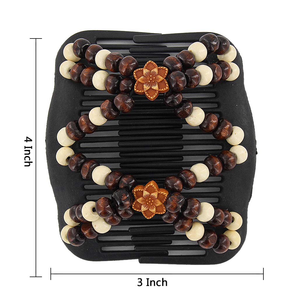 Yeshan close-up of wood beads highlighting decorative detail and durability