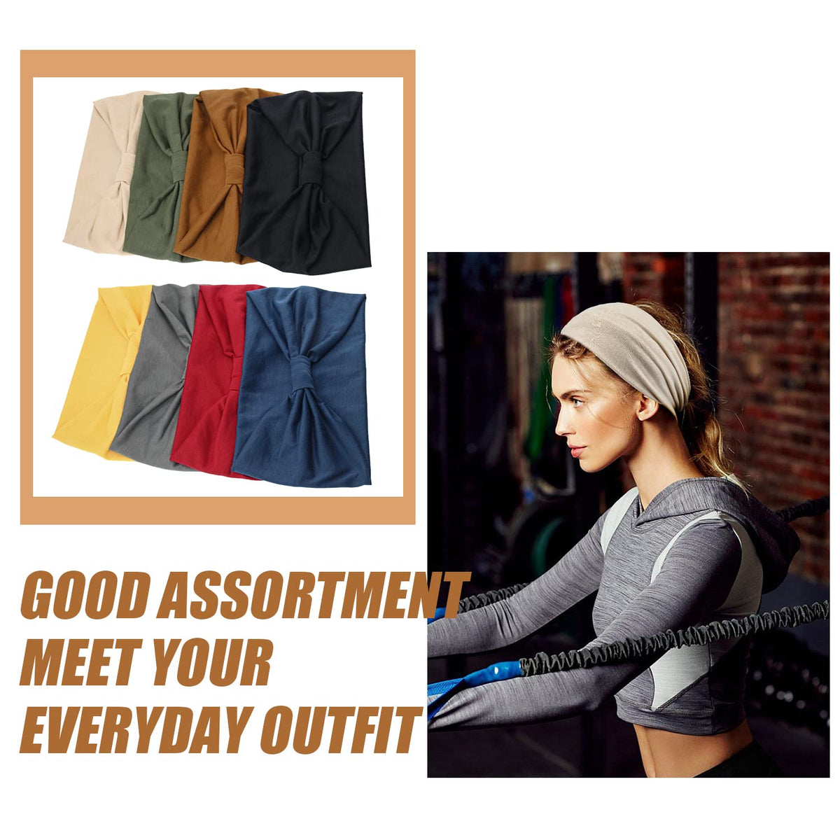 Yeshan headband on runner outdoors offering secure fit and comfort