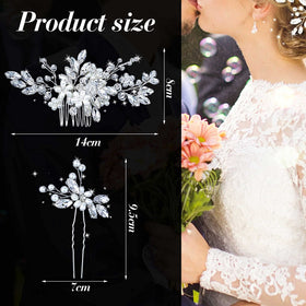 Yeshone close-up rhinestone and pearl detail illustrating sparkle for photos