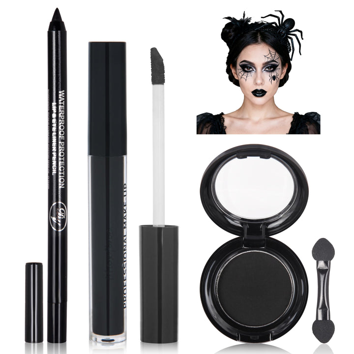 Yeweian front packaging showing complete gothic makeup kit for easy use