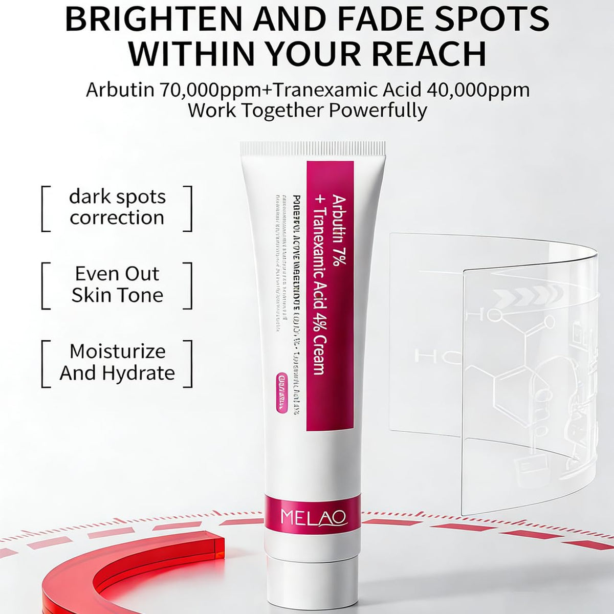 Yeweian size comparison with coin illustrating portable 1.76 oz tube benefit