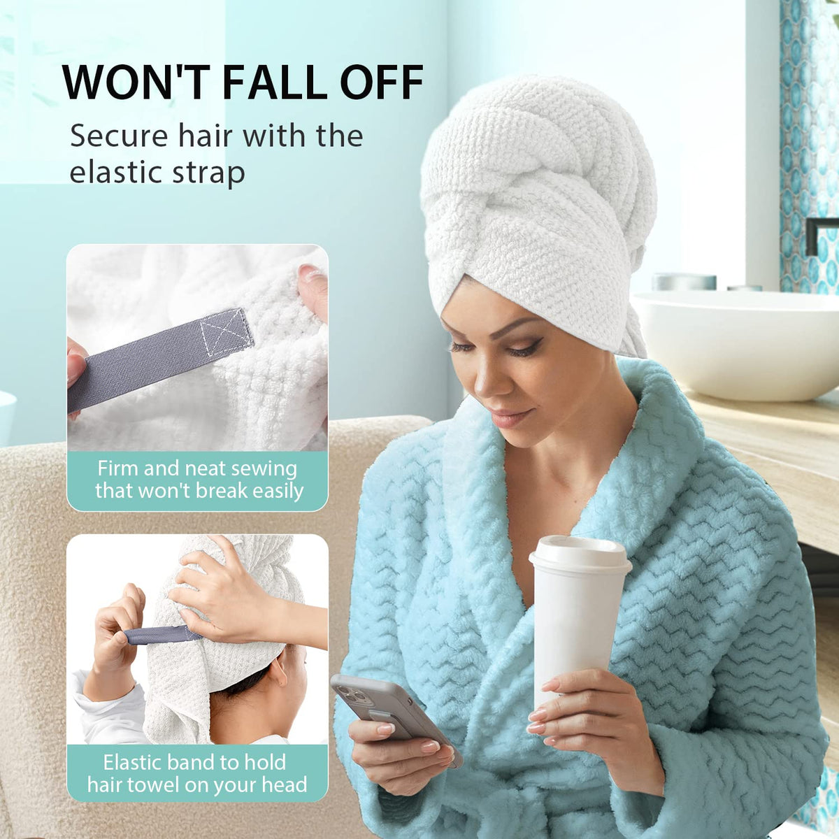 YFONG elastic loop and button closure showing secure fit without slipping
