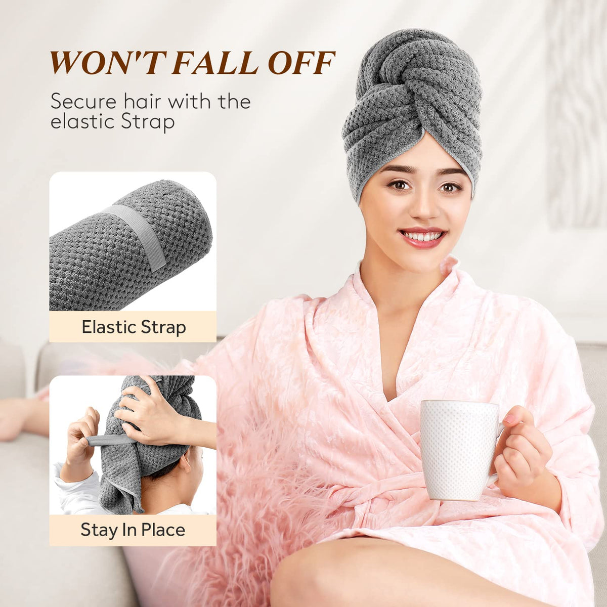 YFONG reinforced elastic strap and button detail ensuring secure, slip-free wear