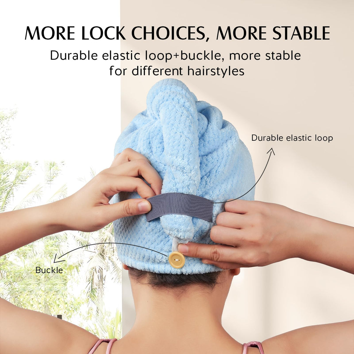 YFONG folded towel beside ruler showing 30 by 10 inch size