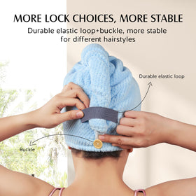 YFONG folded towel beside ruler showing 30 by 10 inch size