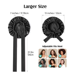 YFONG inside silk lining view demonstrating gentle surface for hair protection