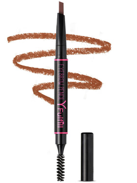 YFulfill front packaging showing auburn eyebrow pencil benefits
