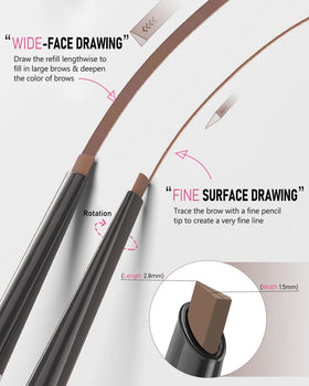 YFulfill eyebrow razor detail for clean shaping benefit
