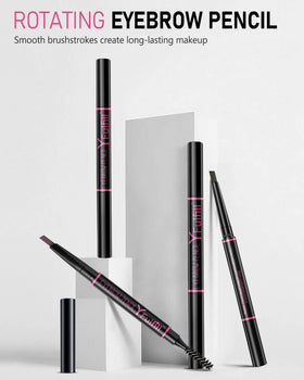 YFulfill pencil held next to fingers to show compact size and control