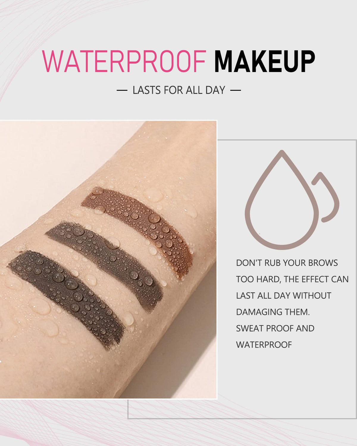 YFulfill spoolie brush blending pigment for natural-looking brows
