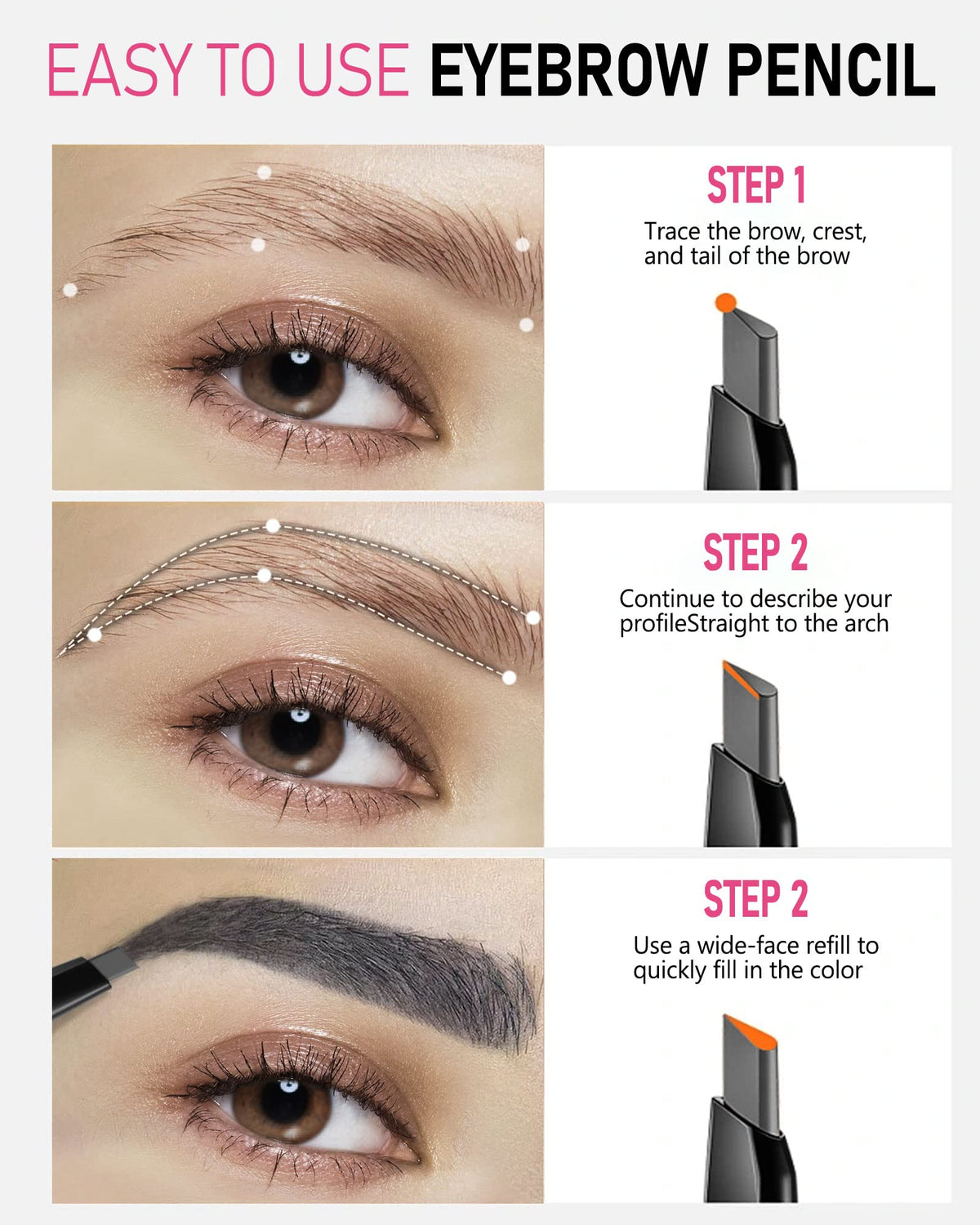 YFulfill texture swatches on skin demonstrating waterproof long-wear