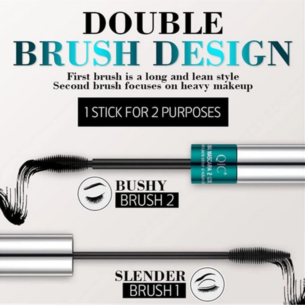 YG LianKai dual-brush detail demonstrating soft and dense brush benefits