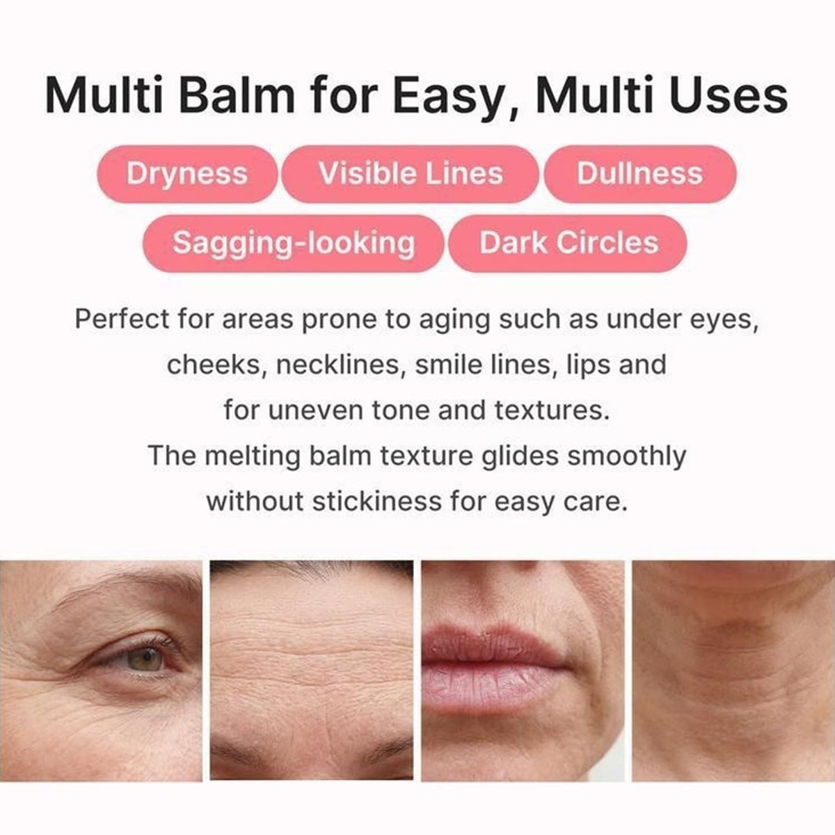 YG LianKai stick applied on neck and forehead for targeted lift